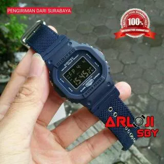 Jam pria DIGITEC DG 5024 canvas original WR