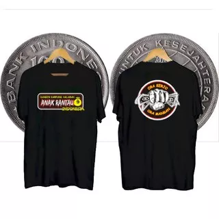 KAOS PRIA KANGEN KAMPUNG HALAMAN ANAK RANTAU BLACK | SIMPLE, DINAMIS, DAN MEMBERIKAN KESAN KASUAL