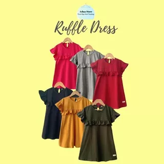 Dress anak Baju anak Pakaian anak Dress smilee Dress Ruffle Original 1-5 Tahun