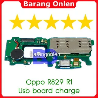 Oppo R1 R829 flexible cas usb konektor mic plugin board charging