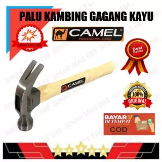 PALU KAMBING CAMEL KAYU TERSEDIA 2 UKURAN DI VARIAN / PALU TUKANG / PALU MARTIL MURAH