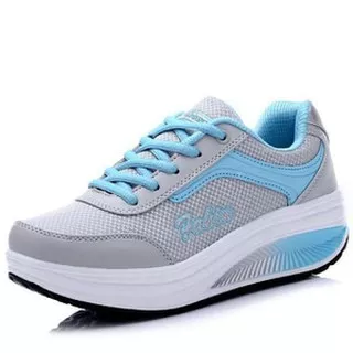 SEPATU KETS SNEAKER FAHIA BIRU CEWEK WANITA PRIA JOGGING RUNNING CASUAL MODIS MURAH