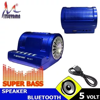 Obral Speaker Bluetooth Mitsuyama MS-4040 / 4077 Seri 4077 Hi Fi Fm Radio Speaker Portable Mp3 Player / Usb / Memori / AUX Speaker Mitsuyama Super Bass MURAH BERKUALITAS