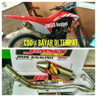 Knalpot FMF F4 CRF150 KLX D-Tracker 150 klx S L BF dan modif trail