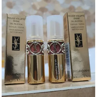 YSL Rouge Volupte Shine Oil in Stick 3.2 gram tester lipstick ysl