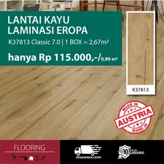Laminate Flooring / Lantai Kayu / Parket / Parquet/ Eropa K37813 Classic 7.0