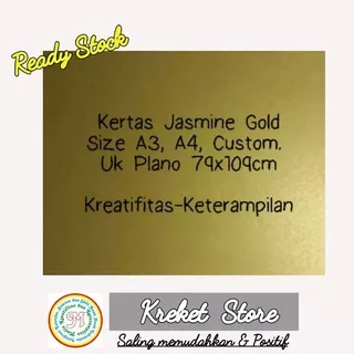 Kertas Jasmine Gold Plano 79x109cm