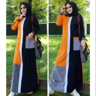 Elly Dress Cassual - Original by Aifa Butik Syari