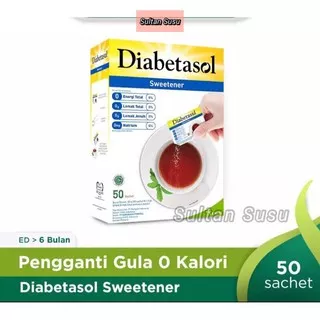 Gula Diabetasol, DIABETASOL ZERO CALORIE SWEETENER 50 Sachet