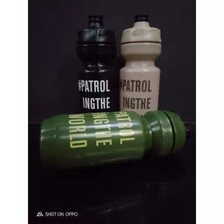 PATROL ID RIDERS - BOTTLE SEPEDA MTB ORIGINAL PATROL - BOTOL AIR MINUM EDISI HASHTAG PATROLING THE WORLD