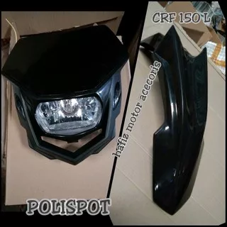 spakbor slebor depan crf 150 L headlamp reflektor lampu depan polispot TERMURAH