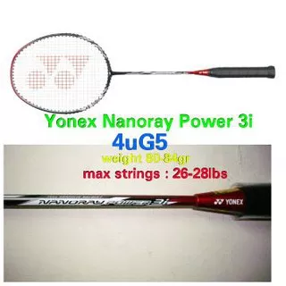 Raket Badminton Yonex Nanoray Power 3i ! 100% Original Yonex Sunrise !