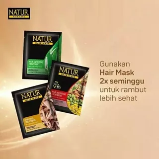?BAGUS? NATUR HAIR MASK / SHAMPOO | Masker Rambut Ginseng / Aloe / Olive Sachet