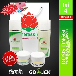 Theraskin Paket Flek Dosis Tinggi with HTM 01 Theraskin AHA Untuk Flek Sangat Parah