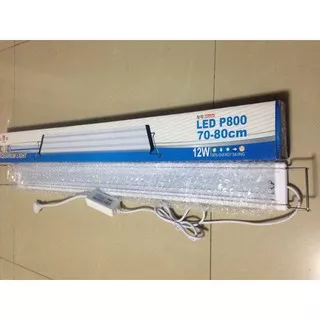 LED YAMANO P800 LAMPU aquarium 70-80 cm putih biru DOMINAN PUTIH CLEAR TERMURAH