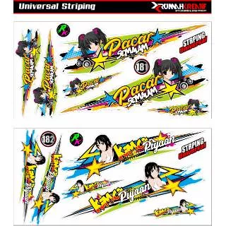 Strping vareasi kawasaki ninja rr new 2012 2015  motif anime  *2