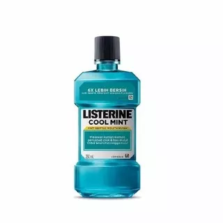 LISTERINE Cool Mint Antiseptic Mouth Wash Obat Pembersih Mulut 250 ml