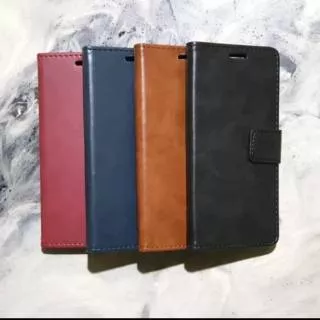 Leather Sony Xperia XA1 Fip Cover Wallet Case Kulit Casing Dompet