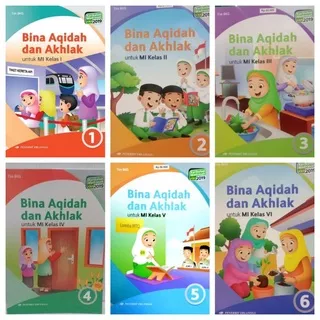 Buku Bina Aqidah Akidah Dan Akhlak MI Kelas 1 2 3 4 5 6 Erlangga Kurikulum 2019