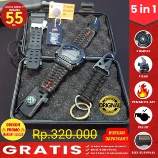 G Shock Monster GX 56 Strap Paracord custom survival outdoor multifungsi ARCORD550 Jam tangan G Shock kingkong Jam tangam G Shock Pria Jam tangan Casio G Shock Jam tangan Outdoor Pria Jam tangan Pria Outdoor