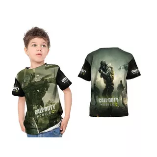 Kaos Baju Tshirt Anak Game Call Of Duty 02 Fullprint Custom