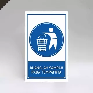 Stiker Dilarang Buang Sampah, Stiker Jangan Buang Sampah Sembarangan