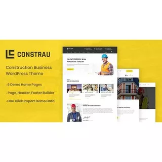 template wordpress Constrau – Construction Business