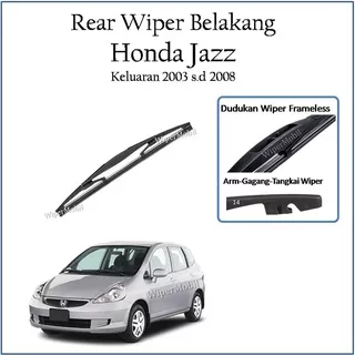 Wiper Kaca Belakang Mobil Honda Jazz 2003 2004 2005 2006 2007 2008