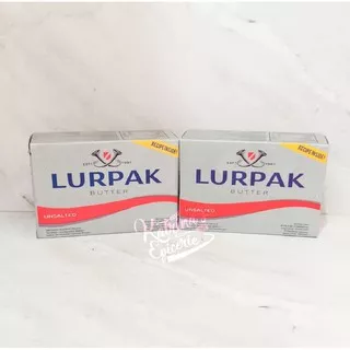 Lurpak Unsalted Butter 200 Gram Mentega Tawar Untuk Cookies Cake Natal Exp 25.3.22