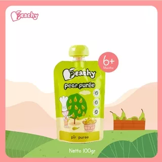 Peachy Pear Puree 100gr - Bubur Bayi