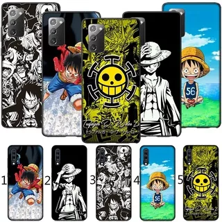MN107 Luffy One Piece Anime Casing Soft Case Samsung Galaxy A9 A8 A7 A6 Plus A8+ A6+ 2018 A5 2016 2017 M30s M21 M31 Cell Mobile phone Cover