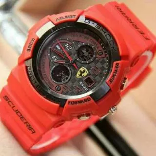 Jam tangan G-shock ferrari red