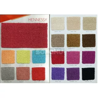 HENNESSY Bahan Sofa Hennesy - Bahan Interior Tebal Bahan Handuk Kain Henessy Bahan Kain Skandinavian