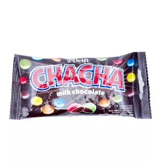 CHACHA Milk Chocolate Candy 45g - CHA CHA Permen Cokelat Warna