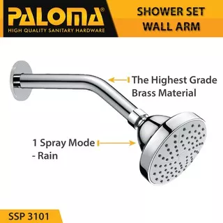 Shower Set PALOMA SSP 3101 Head Rain Headshower Rainshower Pipa