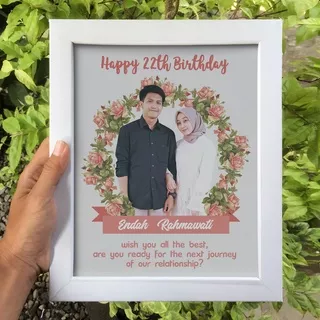 Karikatur Custom Bingkai Foto 4R Gift Box Birthday Cewek Hampers Hampers Bayi New Born Kado Bayi Hadiah Anniversary Cewek Dekorasi Dinding Aesthetic Kartu Ucapan Custom Gift Card Greeting Card Watercolor 07