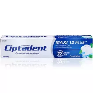 CIPTADENT PASTA GIGI MAXI 12 PLUS FRESH MINT 190G