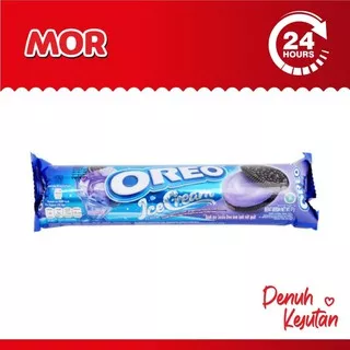 OREO Ice Cream Blueberry Biskuit Krim Es Beri 137 gr