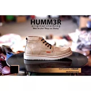 Humm3r Napoleon Cream Sol Microtech Original Sepatu Hummer UKURAN JUMBO SEPATU SIZE BESAR