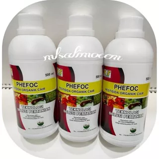 Phefoc Hcs  obat pembasmi hama tanaman/ Pestisida / herbisida / pupuk organik cair / paket 3 Botol ?