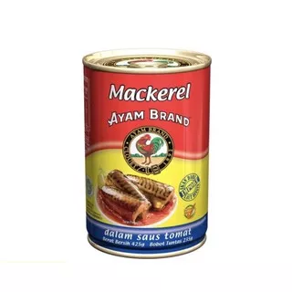 AYAM BRAND mackerel dalam saus tomat 425gr /IKAN SARDEN SAUS TOMAT