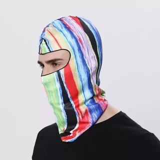 Masker Sepeda - Motor Balaclava Pelindung Wajah Cover Muka Ninja Multifungsi Motif Warna Warni