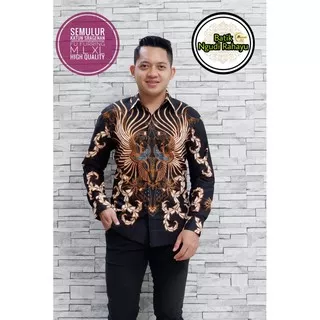 BATIK LAKI LENGAN PANJANG BATIK PANJANG LAKI-LAKI BATIK LAKI-LAKI MURAH BATIK KEREN ANAK MUDA SOLO