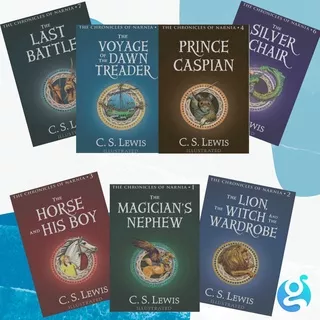 (English) Chronicles Of Narnia Books Series 7 Collection C. S. Lewis (Magician`s Nephew, The Lion, The Horse and His Boy, Prince Caspian, The Voyage of The Dawn Treader, The Silver Chair, The Last Battle)