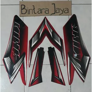 Sticker Lis Striping Yamaha RX King Tahun 2008-2009 Merah