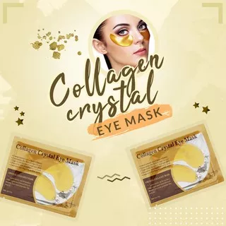 Masker Mata Collagen Crystal Eye Mask Gold | Masker Collagen Penghilang Mata Hitam dan Kantung Mata