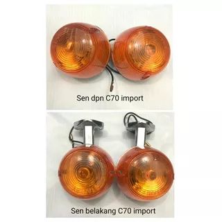 Lampu Sein C70 depan belakang - sen depan belakang honda C70 C50