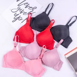 SF - BH Mantingya BH Busa Tanpa Kawat Kancing BRA Manting Dewasa Dan Good Quality Size Besar 38 - 40 - 42 - 44