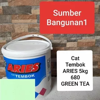 Cat Tembok ARIES by AVIAN 680 Green Tea Hijau cat dinding triplek kamar 5 kg