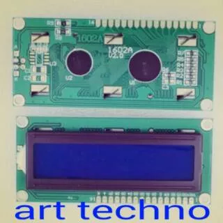 ARDUINO Lcd 1602 16x2 blue back light 5v biru Display Arduino uno Mega